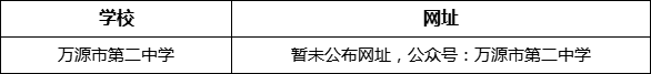 達州市萬源市第二中學網(wǎng)址是什么？