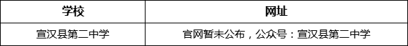 達(dá)州市宣漢縣第二中學(xué)網(wǎng)址是什么？