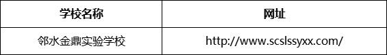 廣安市鄰水金鼎實驗學校網(wǎng)址是什么？