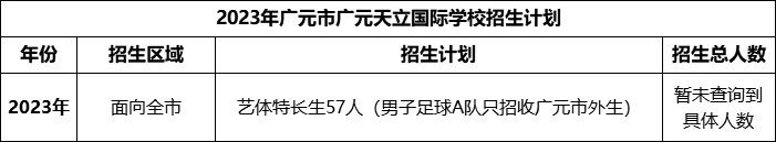 2024年廣元市廣元天立國(guó)際學(xué)校招生計(jì)劃是多少？