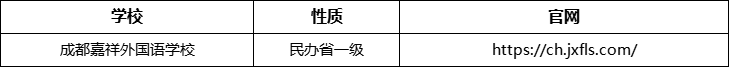 成都市成都嘉祥外國語學(xué)校官網(wǎng)、網(wǎng)址、官方網(wǎng)站